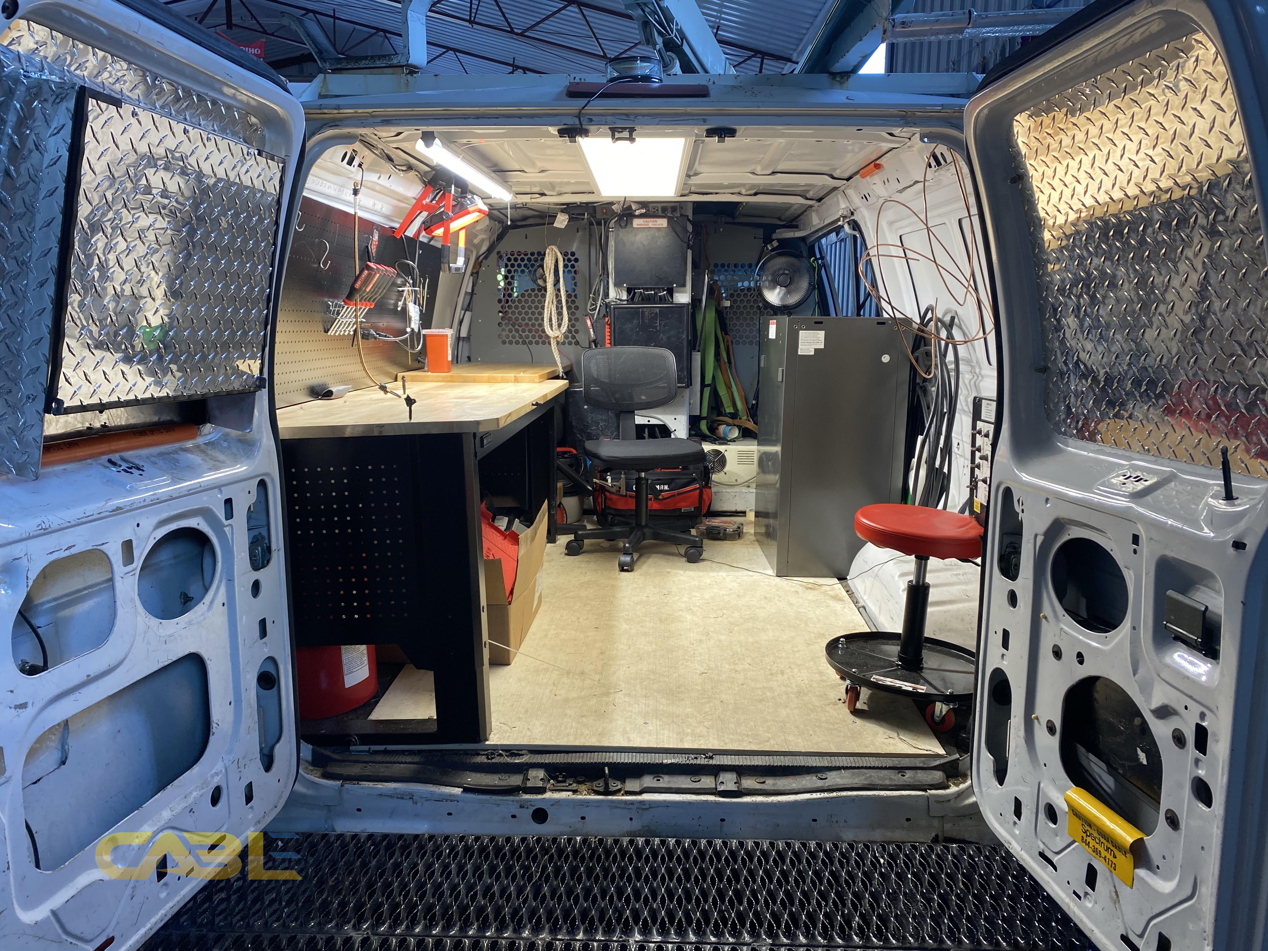 Fiber splicing van for sale.