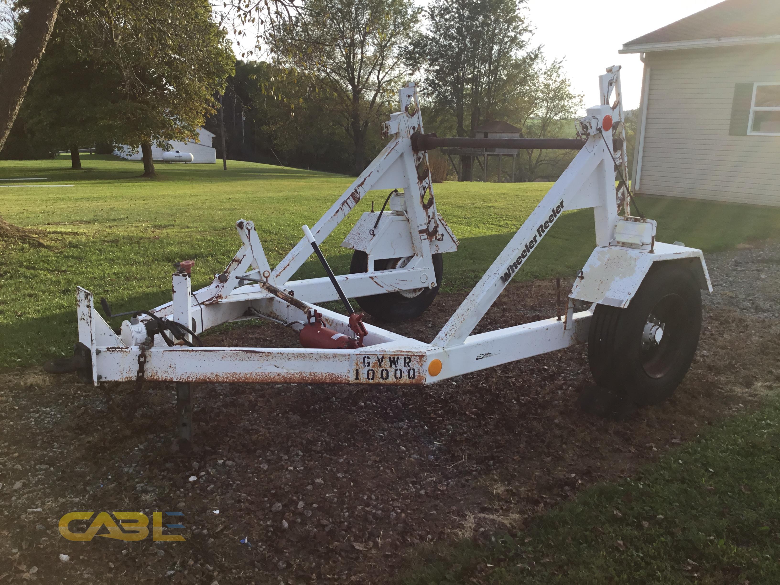 Slabach Wheeler Reeler I 85 Hydraulic Trailer