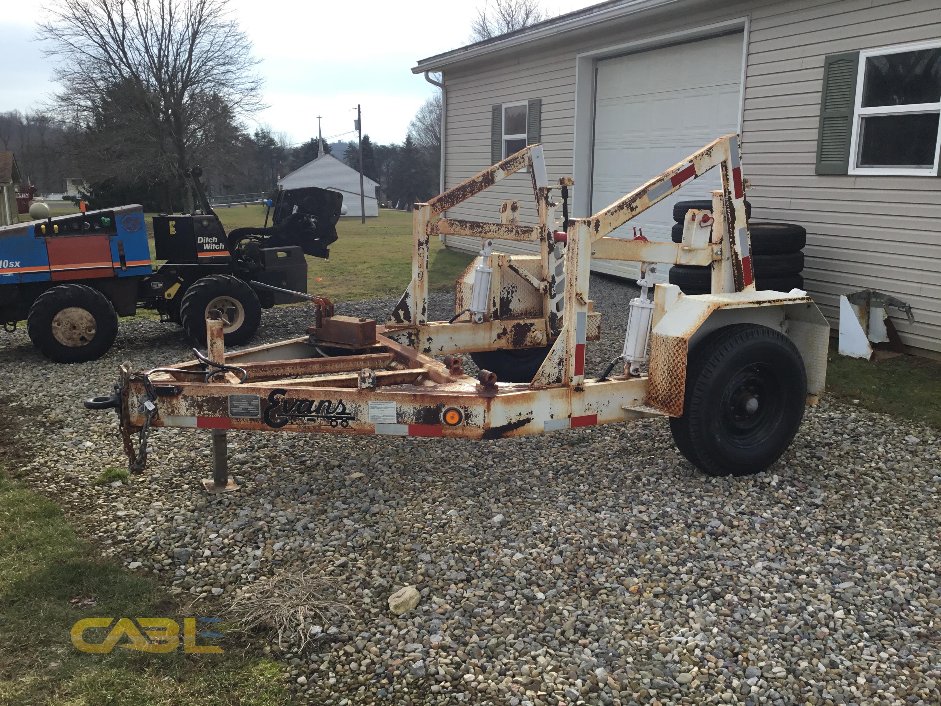 Evans Hydraulic Reel Trailer