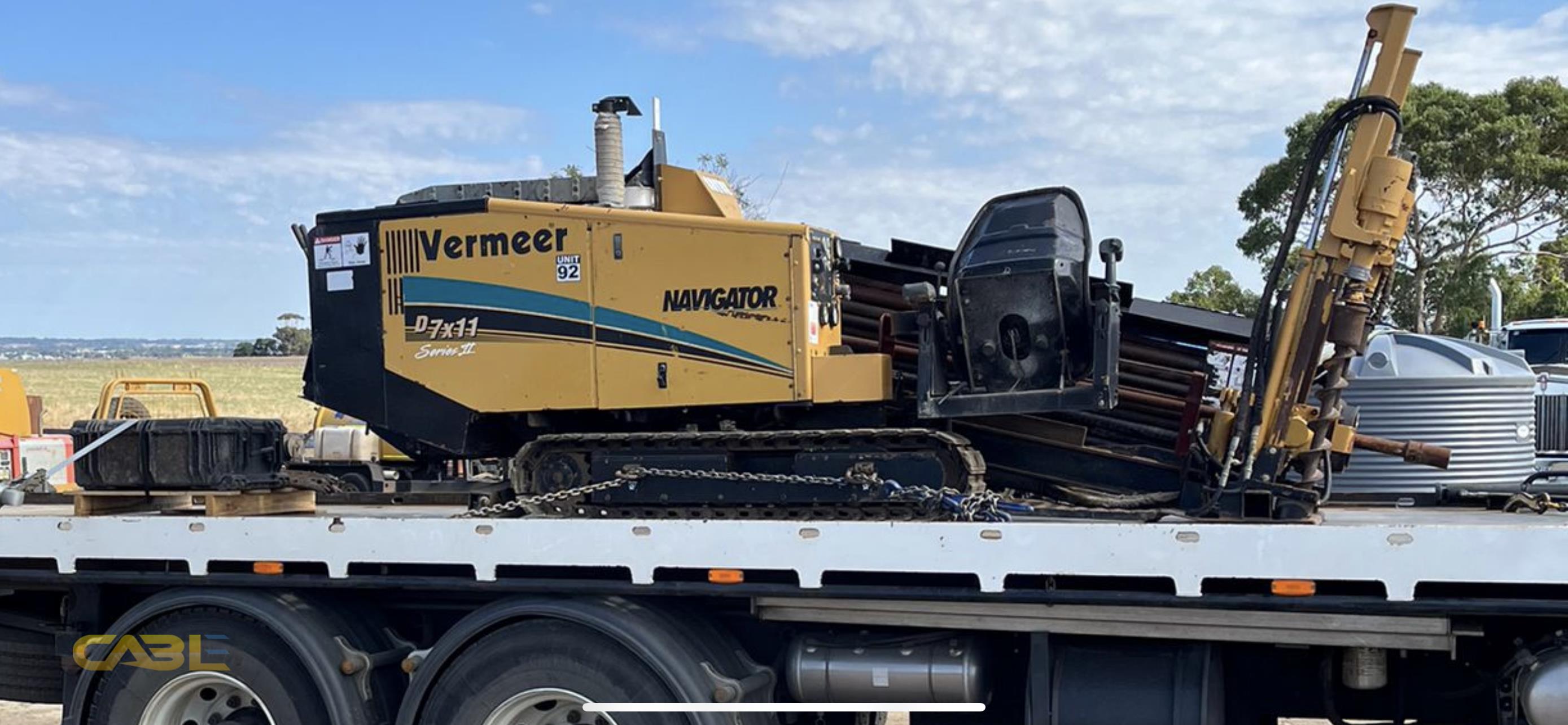 Vermeer 7x11 with tooling and locator!