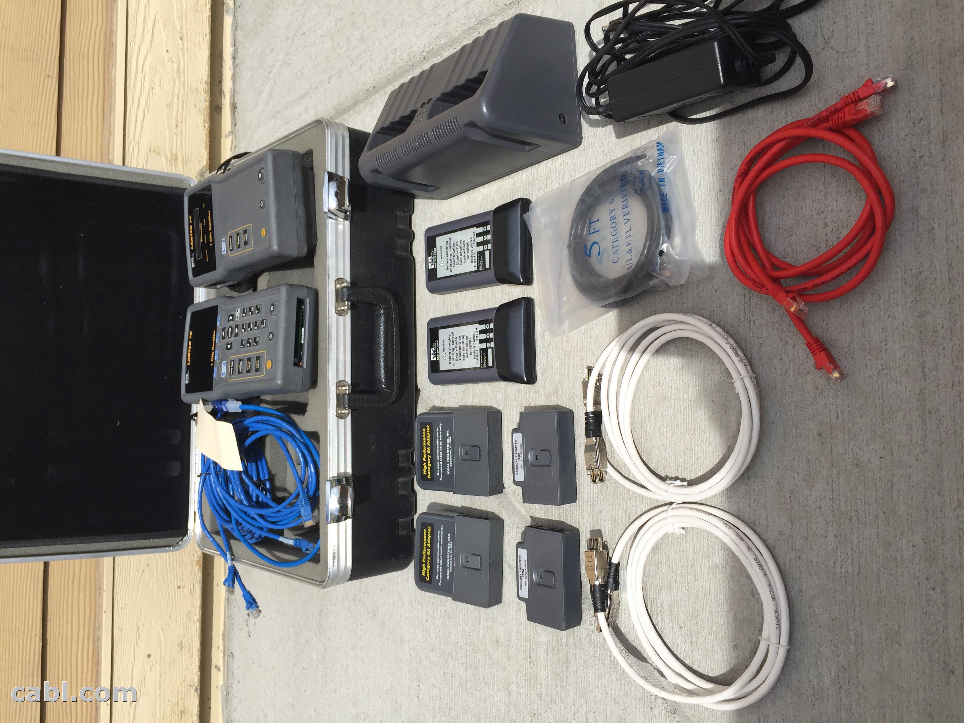 IDEAL LanTek 7G 1Ghz LAN Analyzer W/Fiber Modules