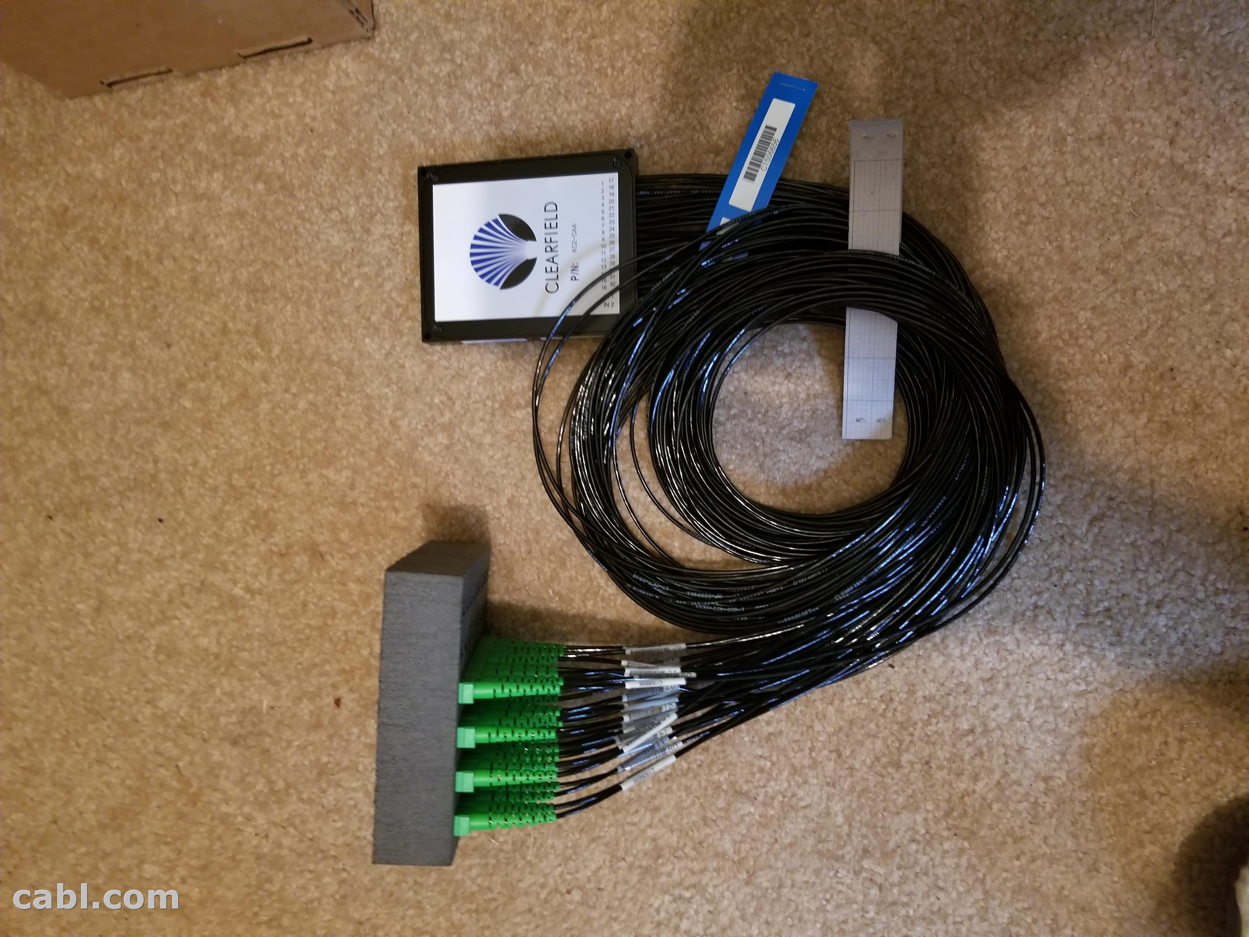 Clearfield Inc. KC2-CAA (2) 1X16 Splitter SC/APC