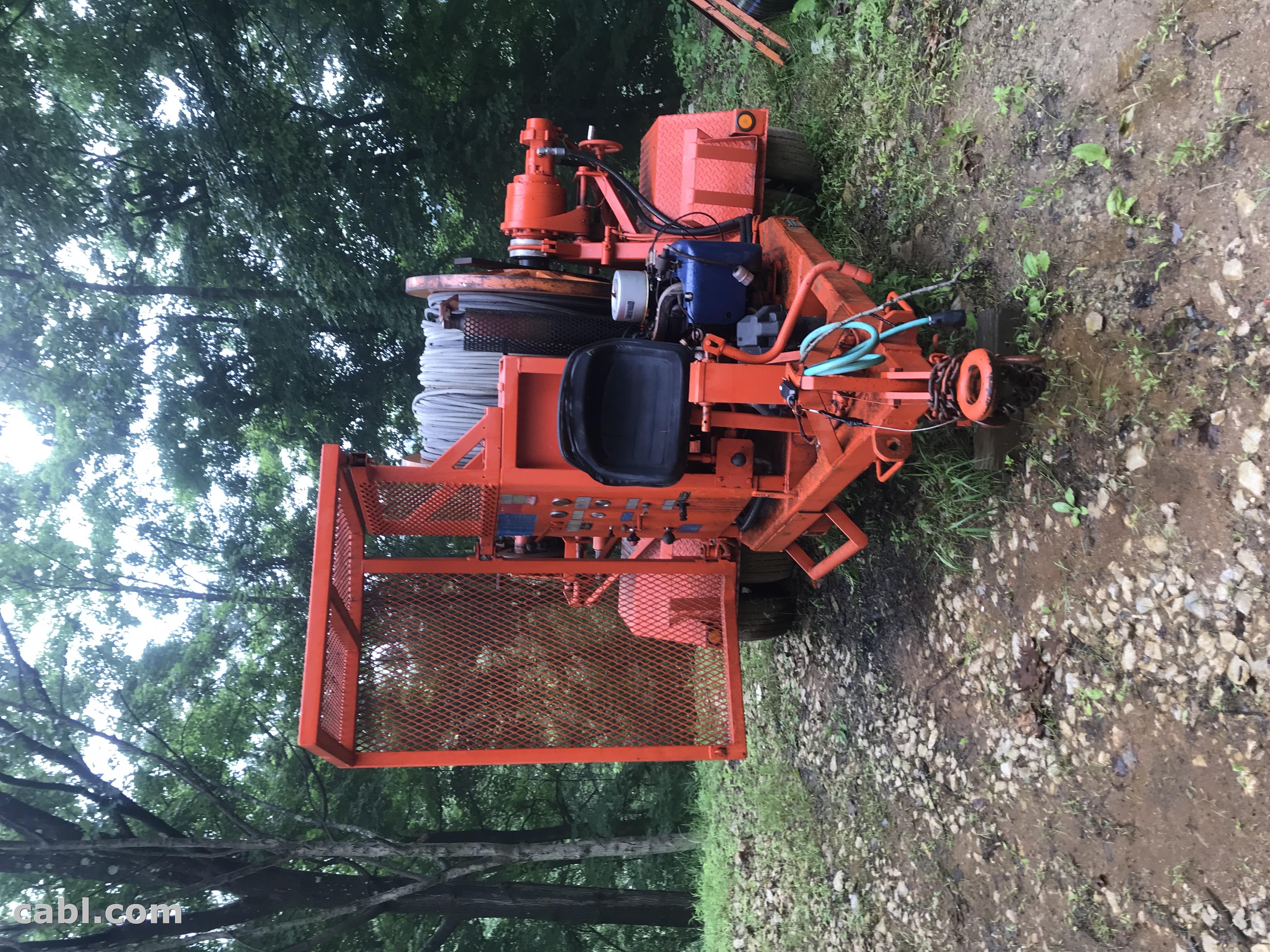 Sherman cable/fiber puller Capstan& nylon rope