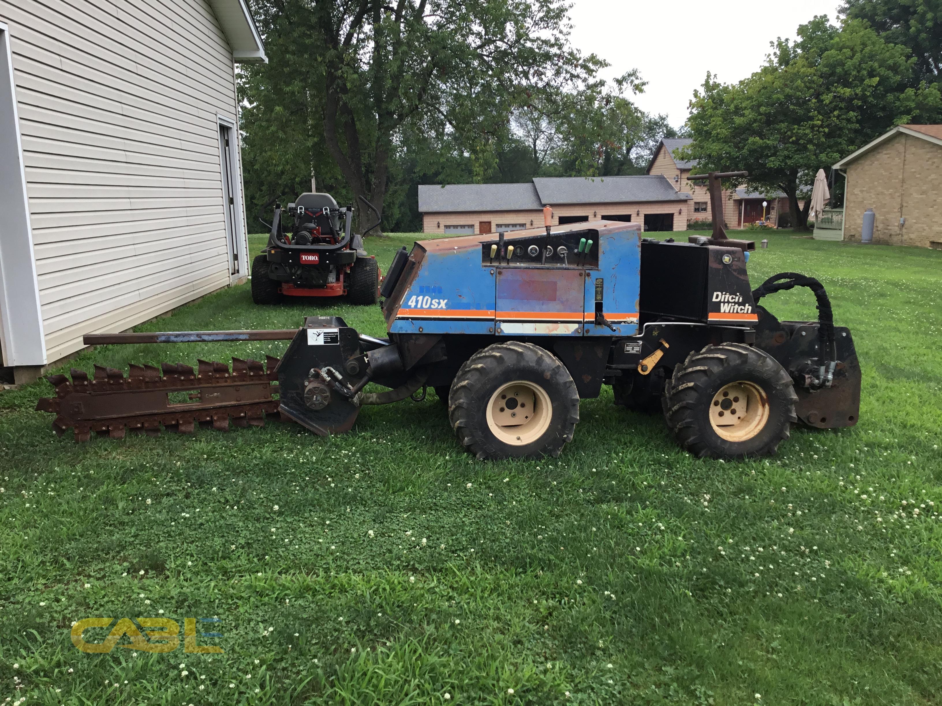 Pictures (Ditch Witch 410SX Trencher Vibratory Plow)