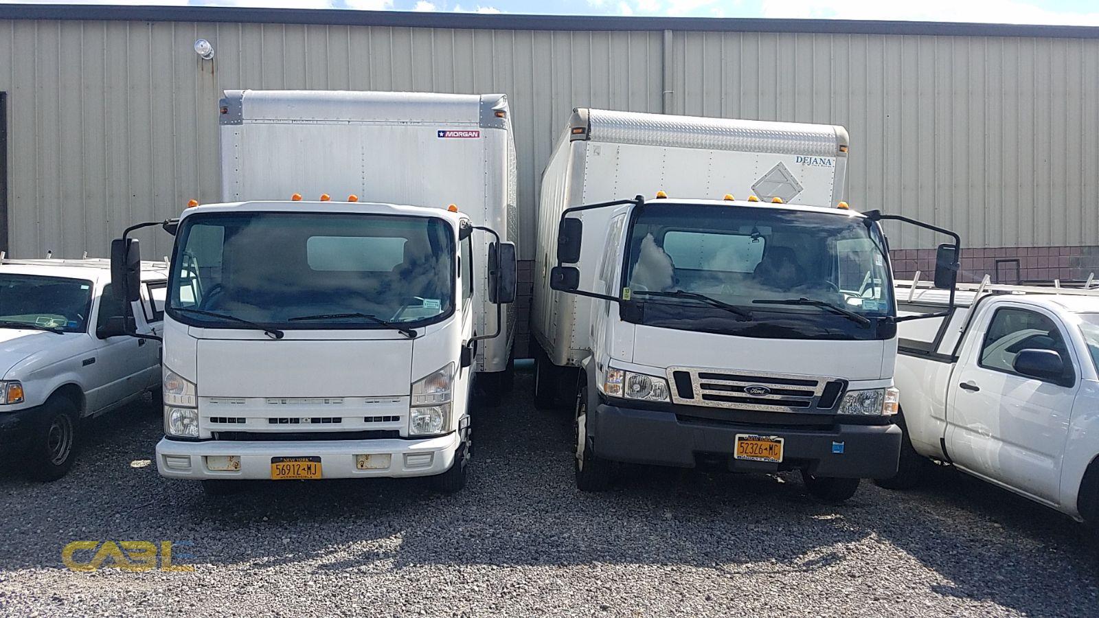 Pictures (4 Box Trucks with electric liftgates 16'-18')