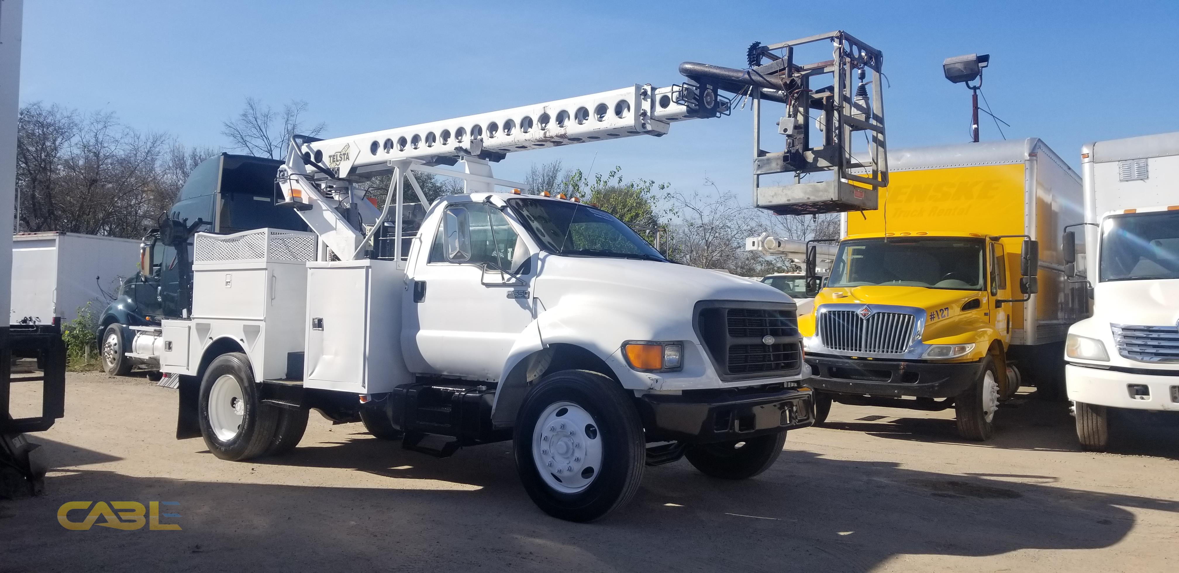 2000 FORD F650 BUCKET TRUCK T40 Teista