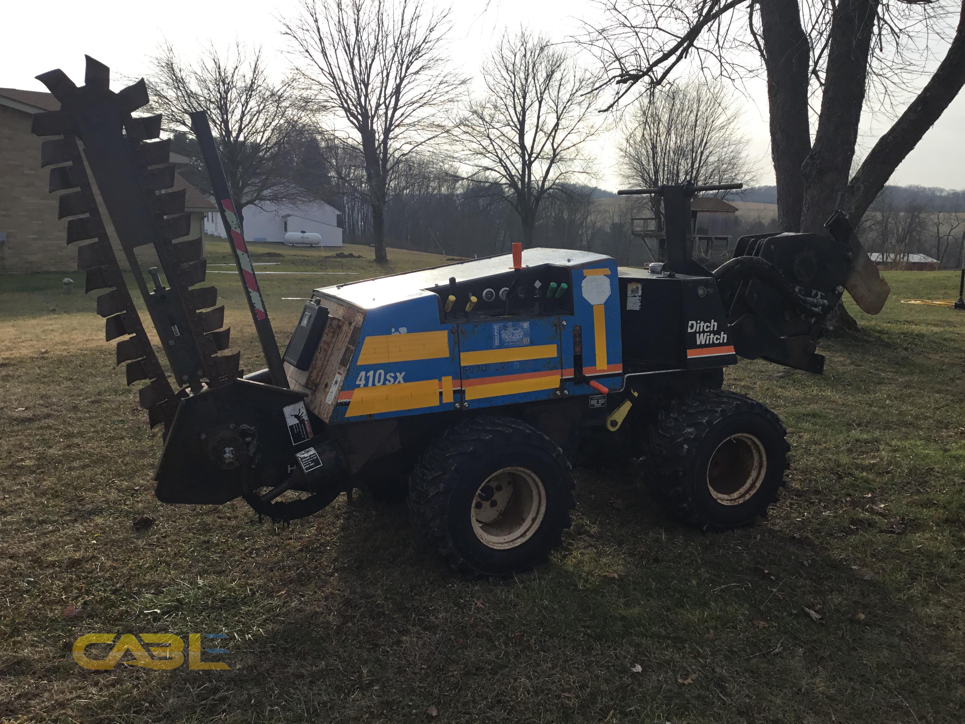 Ditch Witch 410SX Trencher/ Vibratory Plow