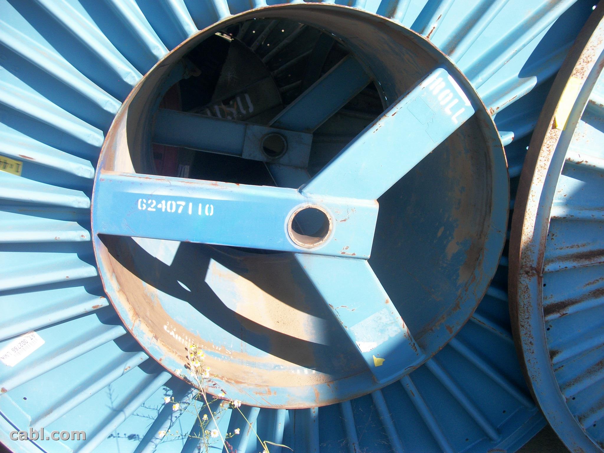 Pictures (Steel Cable Reels. 82" Tall X 42" Wide)