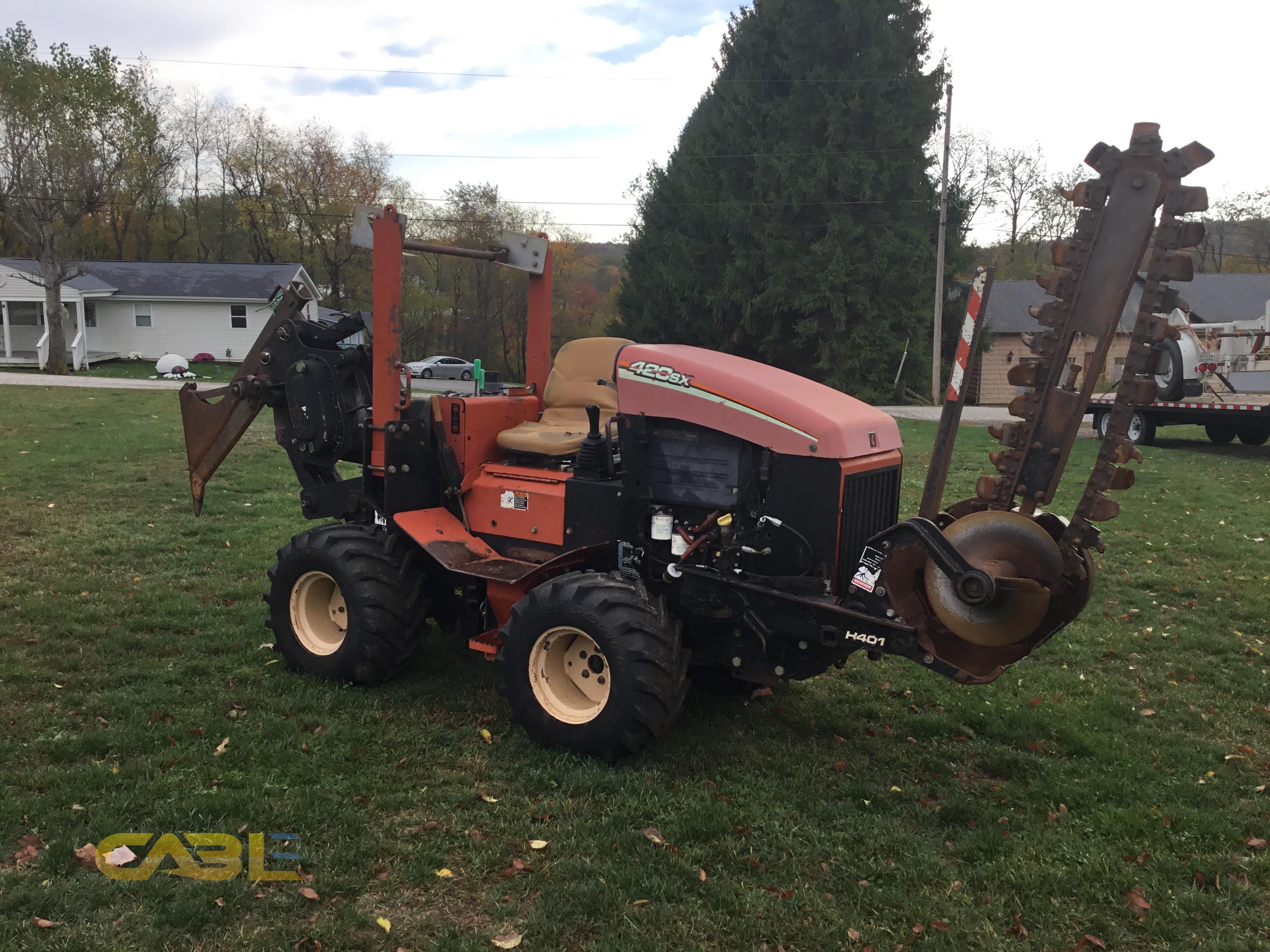 2007 Ditch Witch 420SX Trencher Vibratory Plow