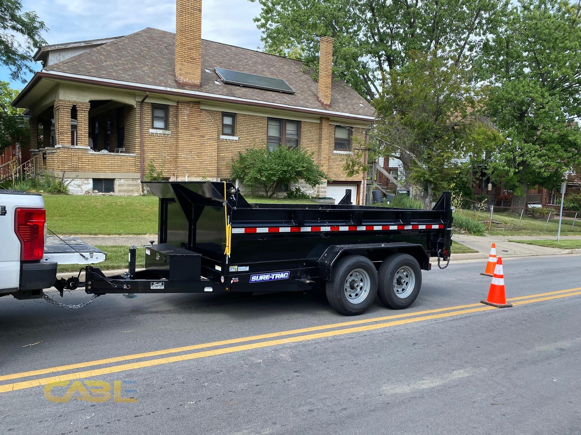 2020 Dump Trailer 12k GVWR, Dual Axles, 82"Wx12'L